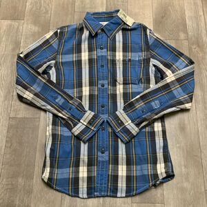Mens NWT American Eagle Plaid Flannel Button Down Pocket‎ Shirt